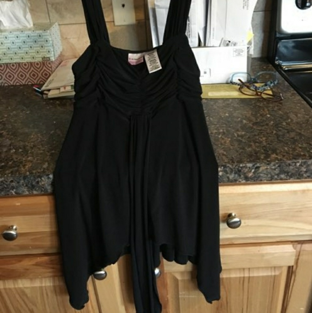 Sexy black blouse